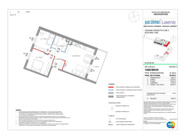 Mieszkanie w inwestycji Miasteczko Jutrzenki – Dzielnica Lawe..., symbol 106E/M039 » nportal.pl