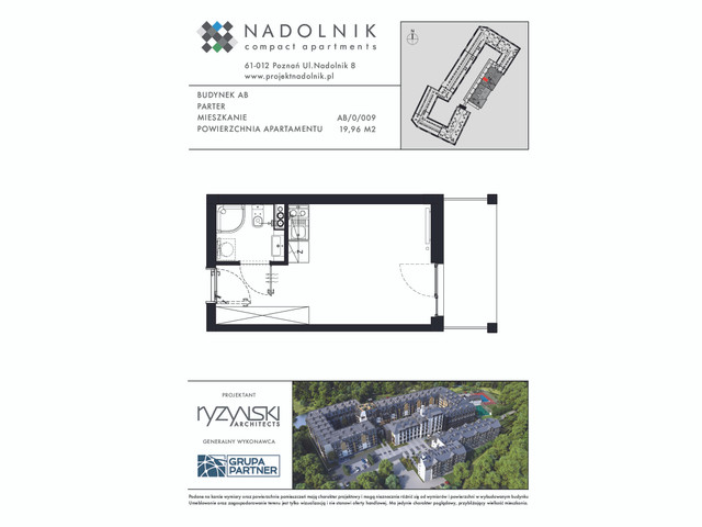 Mieszkanie w inwestycji Nadolnik Compact Apartments, symbol AB.0.009 » nportal.pl