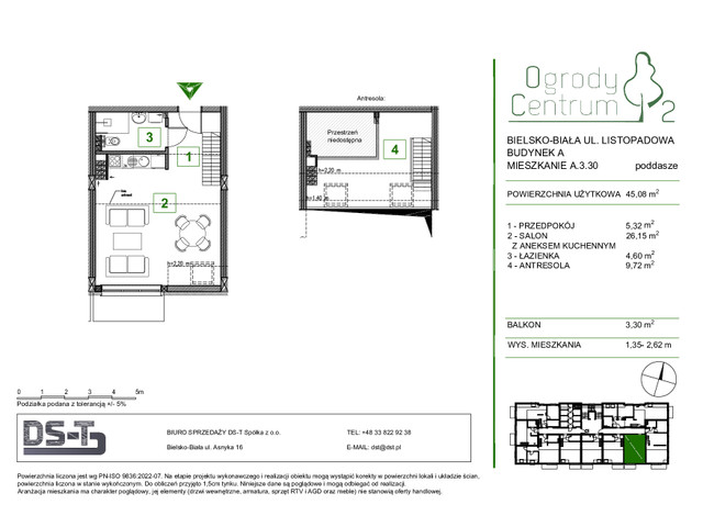 Mieszkanie w inwestycji Ogrody Centrum 2, symbol A.3.30 » nportal.pl