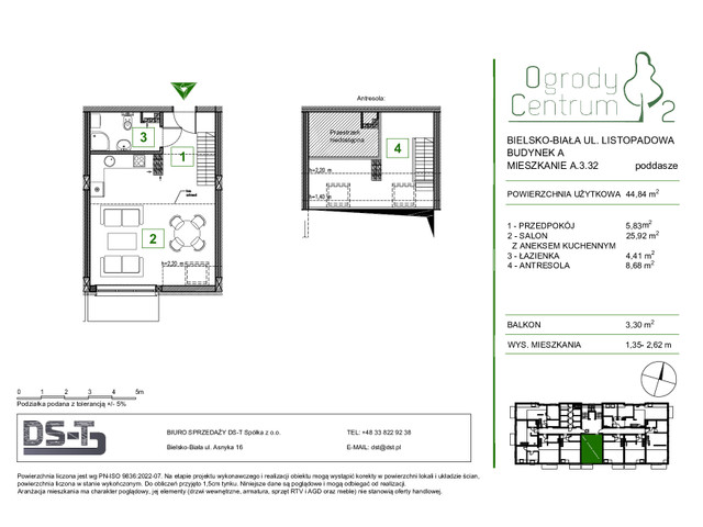 Mieszkanie w inwestycji Ogrody Centrum 2, symbol A.3.32 » nportal.pl