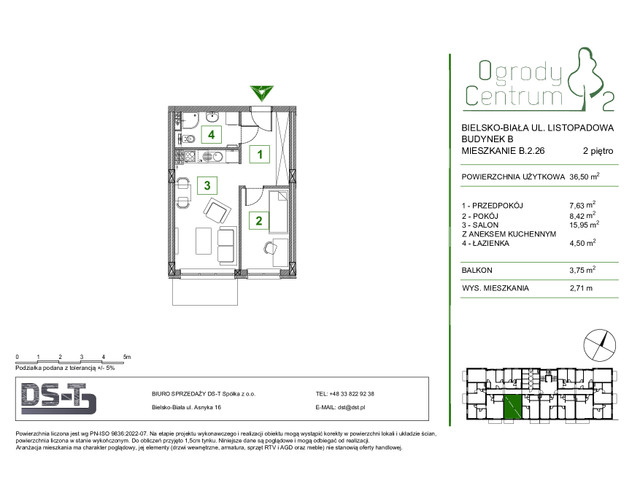 Mieszkanie w inwestycji Ogrody Centrum 2, symbol B.2.26 » nportal.pl