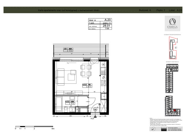 Komercyjne w inwestycji Omega Lake Apartments - lokale inwest..., budynek Do podanej ceny należy doliczyć 23% VAT., symbol A_1.23 » nportal.pl