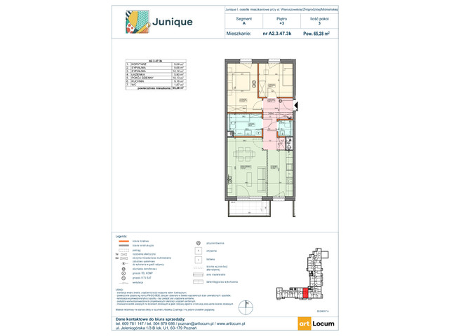 Mieszkanie w inwestycji JUNIQUE, symbol A2.3.47.3k » nportal.pl