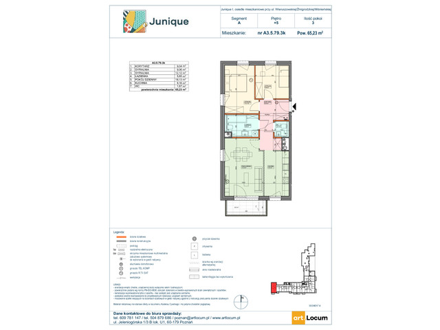 Mieszkanie w inwestycji JUNIQUE, budynek Promocja, symbol A3.5.79.3k » nportal.pl