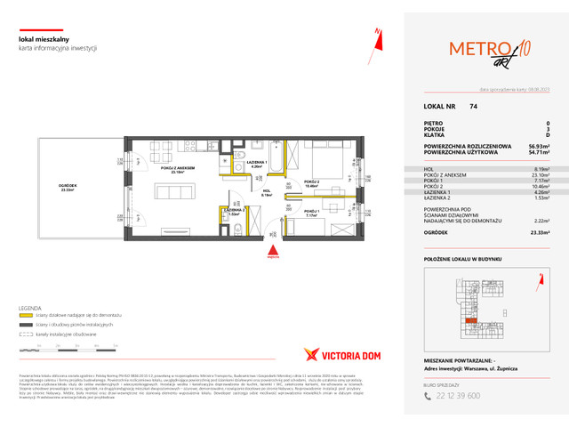 Mieszkanie w inwestycji METRO ART, symbol 10M.74 » nportal.pl