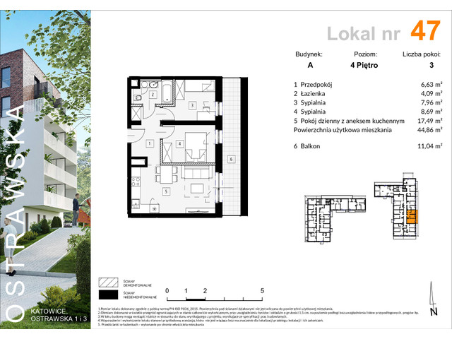 Mieszkanie w inwestycji Ostrawska 1, symbol A_M47 » nportal.pl