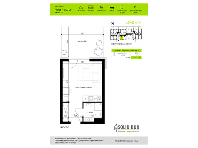 Mieszkanie w inwestycji Osiedle Skalne. Apartamenty z pompą c..., symbol 1/4 » nportal.pl