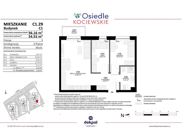 Mieszkanie w inwestycji Osiedle Kociewskie etap III, symbol C1.29 » nportal.pl