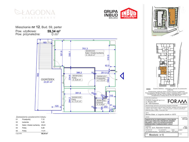 Mieszkanie w inwestycji Apartamenty Łagodna, symbol 12B » nportal.pl