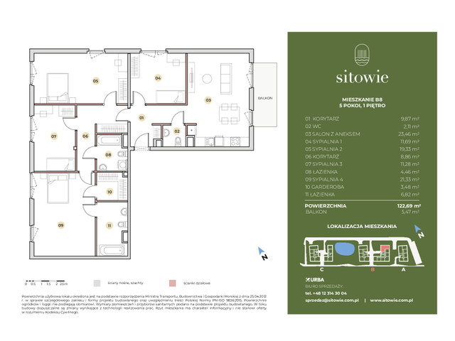 Mieszkanie w inwestycji Sitowie, symbol B8 » nportal.pl