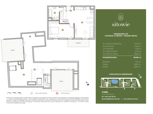 Mieszkanie w inwestycji Sitowie, symbol C37 » nportal.pl