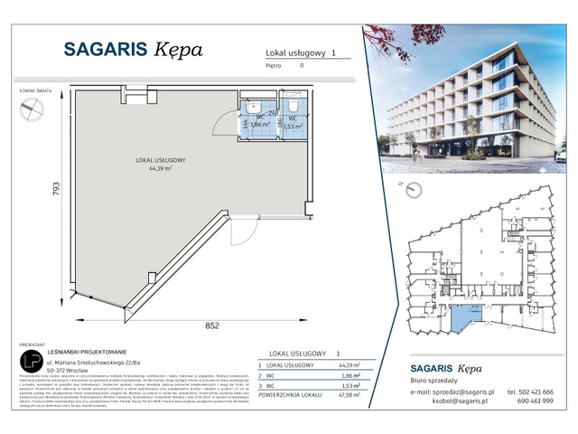 Komercyjne w inwestycji Sagaris Kępa, symbol L.1 » nportal.pl