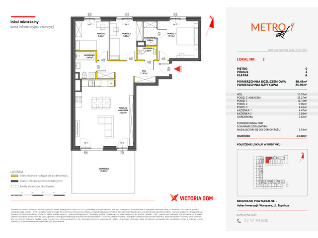 Mieszkanie w inwestycji METRO ART, symbol 9M.5 » nportal.pl