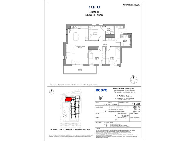 Mieszkanie w inwestycji FARO, symbol F_4M01 » nportal.pl