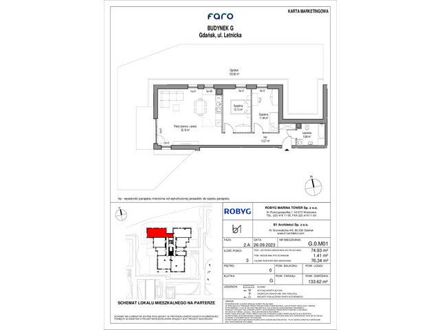 Mieszkanie w inwestycji FARO, symbol G_0M01 » nportal.pl
