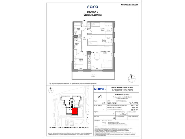 Mieszkanie w inwestycji FARO, symbol G_4M05 » nportal.pl