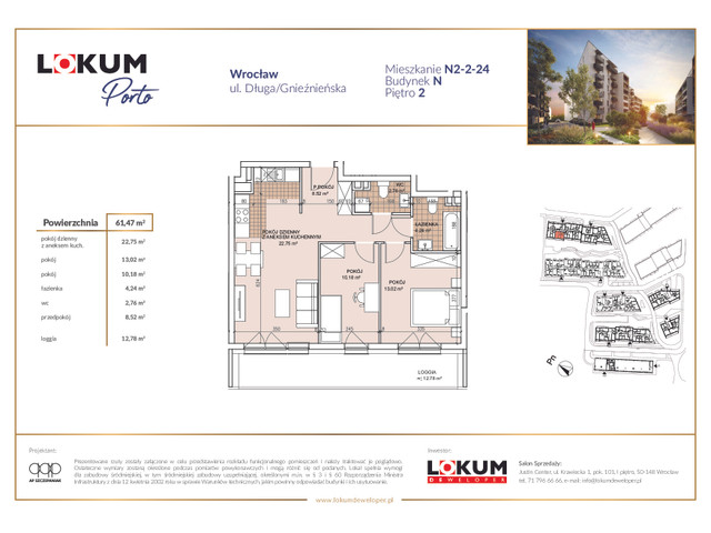 Mieszkanie w inwestycji Lokum Porto, symbol N2-2-24 » nportal.pl