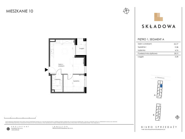 Mieszkanie w inwestycji Apartamenty Składowa, symbol A.10 » nportal.pl