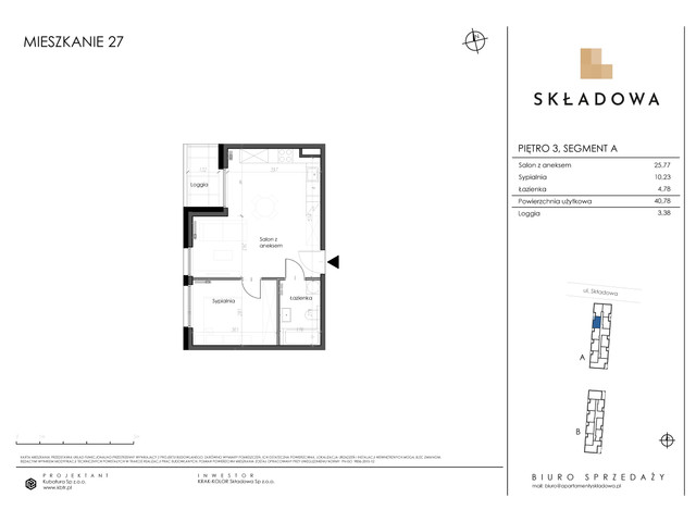 Mieszkanie w inwestycji Apartamenty Składowa, symbol A.27 » nportal.pl