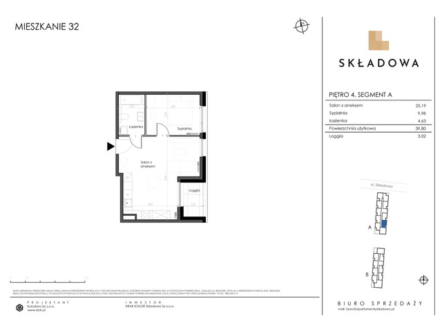 Mieszkanie w inwestycji Apartamenty Składowa, symbol A.32 » nportal.pl