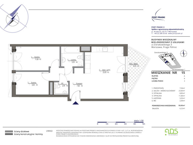 Mieszkanie w inwestycji Port Praski, symbol SIERAKOWSKIEGO.3_15 » nportal.pl