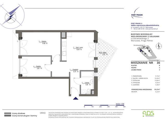 Mieszkanie w inwestycji Port Praski, symbol SIERAKOWSKIEGO.3_30 » nportal.pl