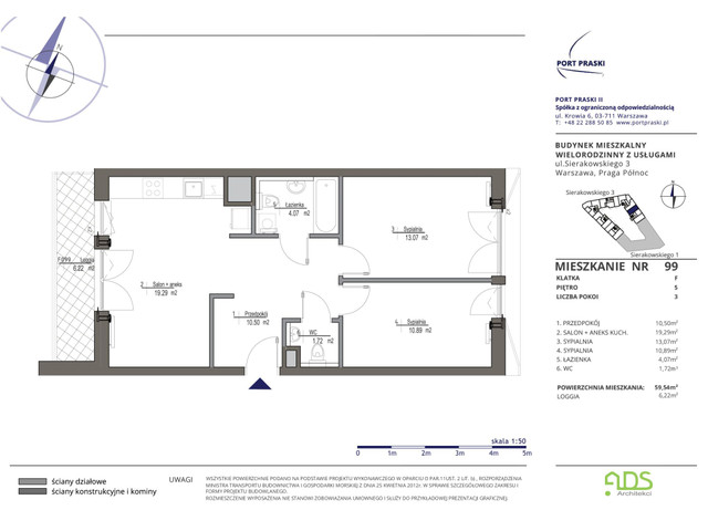 Mieszkanie w inwestycji Port Praski, symbol SIERAKOWSKIEGO.3_99 » nportal.pl