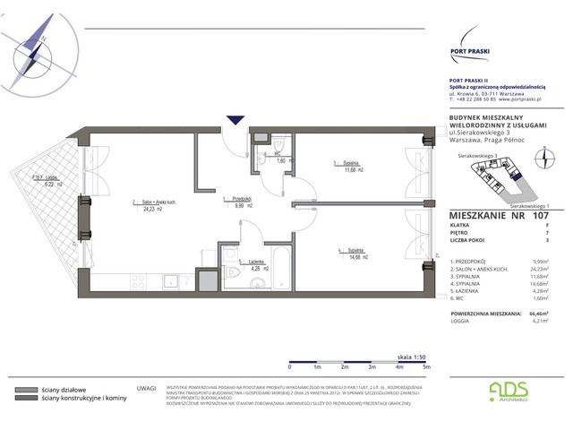 Mieszkanie w inwestycji Port Praski, symbol SIERAKOWSKIEGO.3_107 » nportal.pl