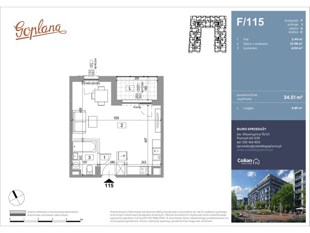 Mieszkanie w inwestycji Goplana, symbol F115 » nportal.pl