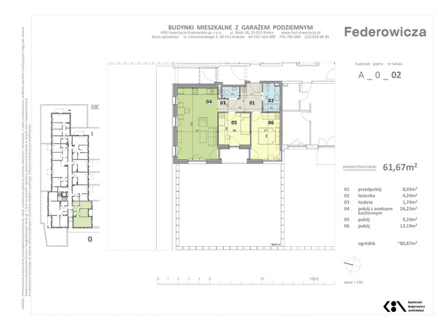 Mieszkanie w inwestycji Federowicza – Ruczaj Park, symbol A.2 » nportal.pl