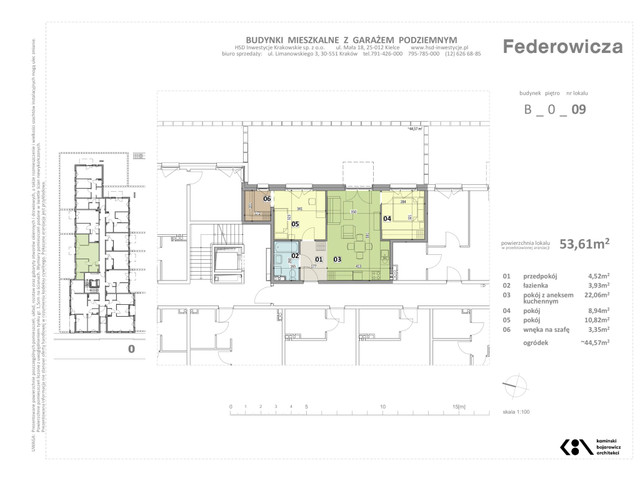 Mieszkanie w inwestycji Federowicza – Ruczaj Park, symbol B.9 » nportal.pl