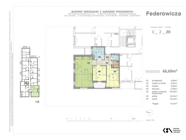 Mieszkanie w inwestycji Federowicza – Ruczaj Park, symbol C.20 » nportal.pl