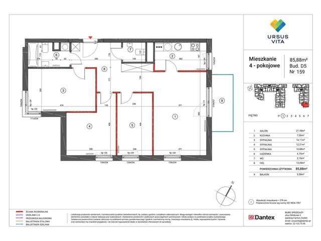 Mieszkanie w inwestycji Ursus Vita, symbol UV_D4D5-M159 » nportal.pl