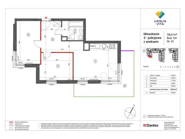 Mieszkanie w inwestycji Ursus Vita, symbol UV_D4D5-M041 » nportal.pl