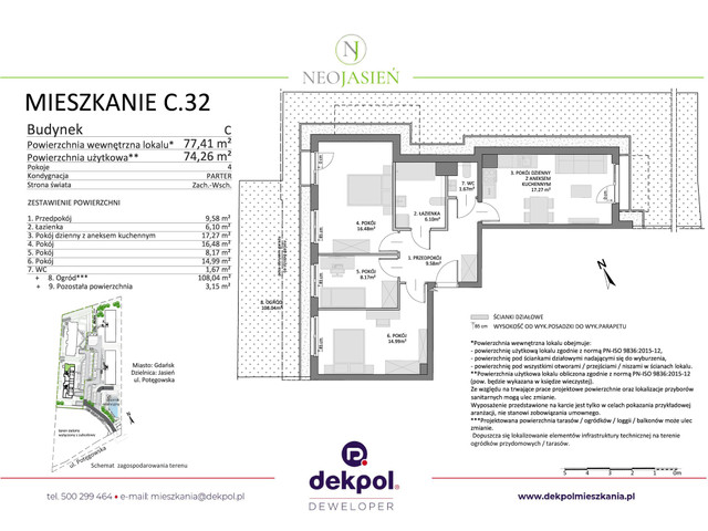 Mieszkanie w inwestycji Neo Jasień, symbol C32 » nportal.pl