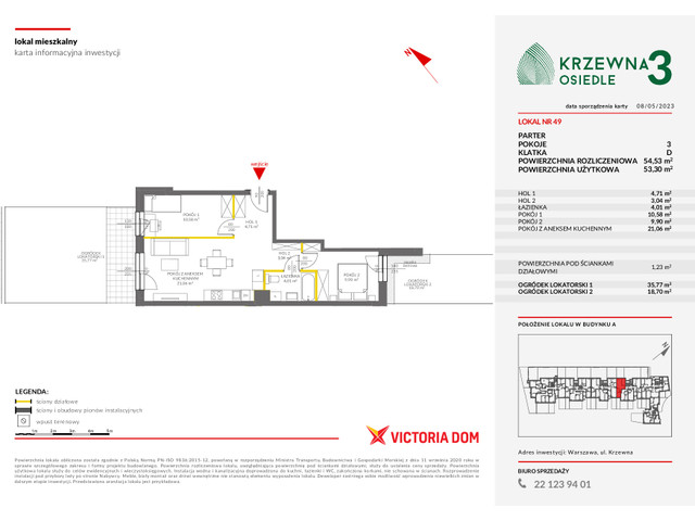 Mieszkanie w inwestycji OSIEDLE KRZEWNA, symbol 3_49 » nportal.pl