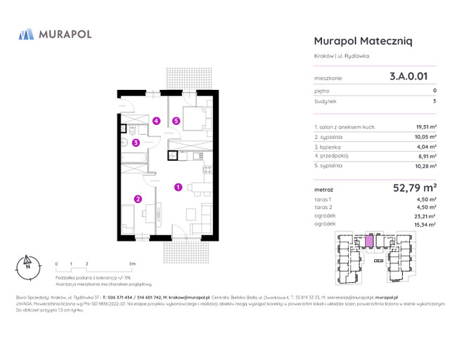 Mieszkanie w inwestycji Murapol Mateczniq, symbol 3.A.0.01 » nportal.pl