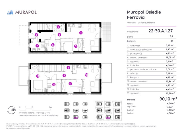 Mieszkanie w inwestycji Murapol Osiedle Ferrovia, symbol 22-30.A.1.27 » nportal.pl