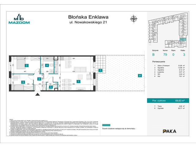 Mieszkanie w inwestycji Błońska Enklawa, symbol B.79 » nportal.pl