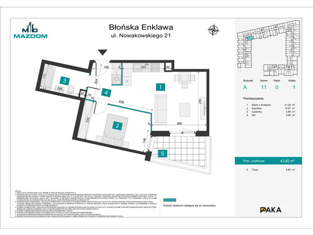 Mieszkanie w inwestycji Błońska Enklawa, symbol A.11 » nportal.pl