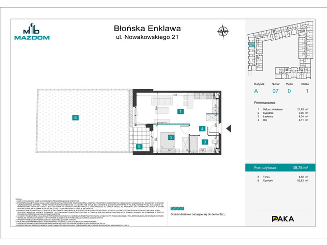 Mieszkanie w inwestycji Błońska Enklawa, symbol A.7 » nportal.pl