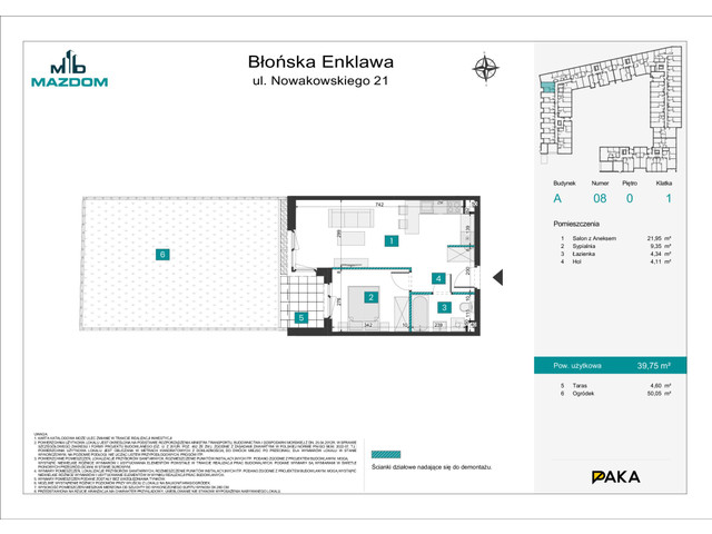 Mieszkanie w inwestycji Błońska Enklawa, symbol A.8 » nportal.pl