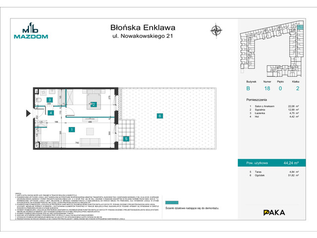 Mieszkanie w inwestycji Błońska Enklawa, symbol B.18 » nportal.pl