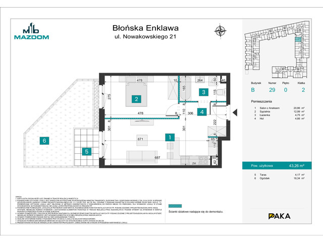 Mieszkanie w inwestycji Błońska Enklawa, symbol B.29 » nportal.pl