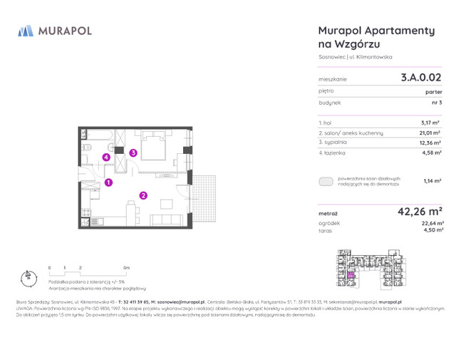 Mieszkanie w inwestycji Murapol Apartamenty Na Wzgórzu, symbol 3.A.0.02 » nportal.pl