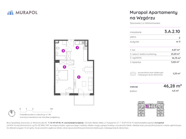 Mieszkanie w inwestycji Murapol Apartamenty Na Wzgórzu, symbol 3.A.2.10 » nportal.pl