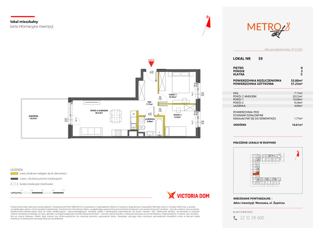 Mieszkanie w inwestycji METRO ART, symbol 8M.59 » nportal.pl