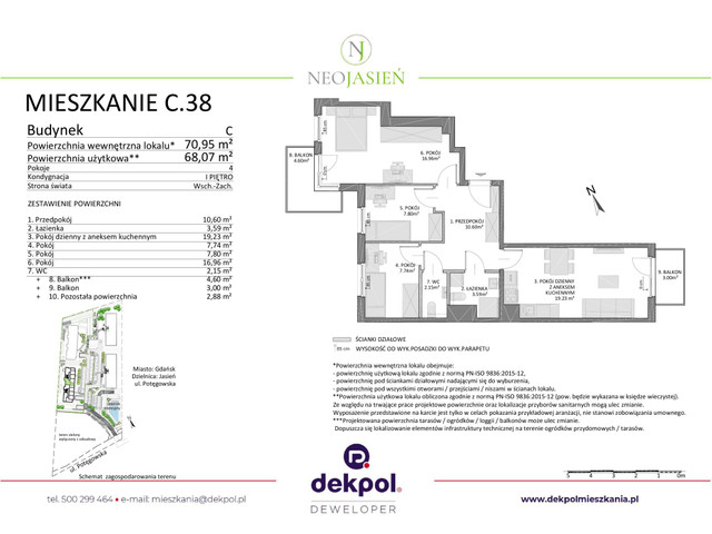 Mieszkanie w inwestycji Neo Jasień, symbol C38 » nportal.pl