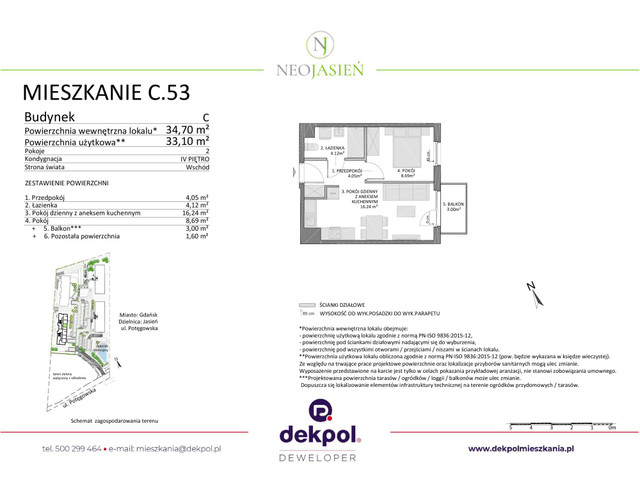 Mieszkanie w inwestycji Neo Jasień, symbol C53 » nportal.pl