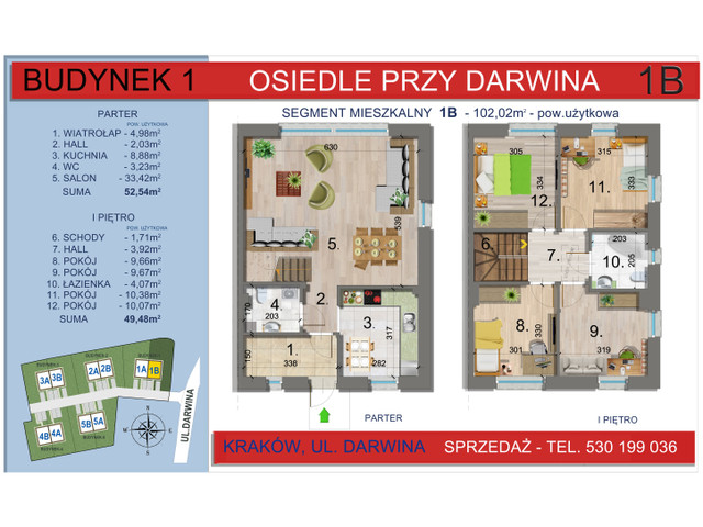 Dom w inwestycji Osiedle przy Darwina, symbol 1B » nportal.pl